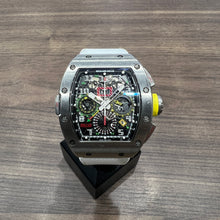 画像をギャラリービューアに読み込む, リシャール・ミル RICHARD MILLE オートマティック フライバック クロノグラフ デュアル タイム ゾーン RM11-02 AO Ti
