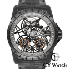 画像をギャラリービューアに読み込む, ロジェ・デュブイ ROGER DUBUIS エクスカリバー ダブルフライングトゥールビヨン RDDBEX0471