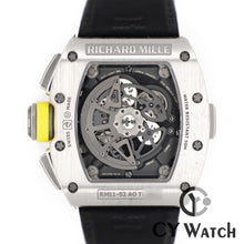 画像をギャラリービューアに読み込む, リシャール・ミル RICHARD MILLE オートマティック フライバック クロノグラフ デュアル タイム ゾーン RM11-02 AO Ti