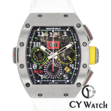 画像をギャラリービューアに読み込む, リシャール・ミル RICHARD MILLE オートマティック フライバック クロノグラフ デュアル タイム ゾーン RM11-02 AO Ti