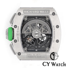 画像をギャラリービューアに読み込む, リシャール・ミル RICHARD MILLE オートマティック フライバック クロノグラフ ロベルト・マンチーニ RM11-01 AN TI
