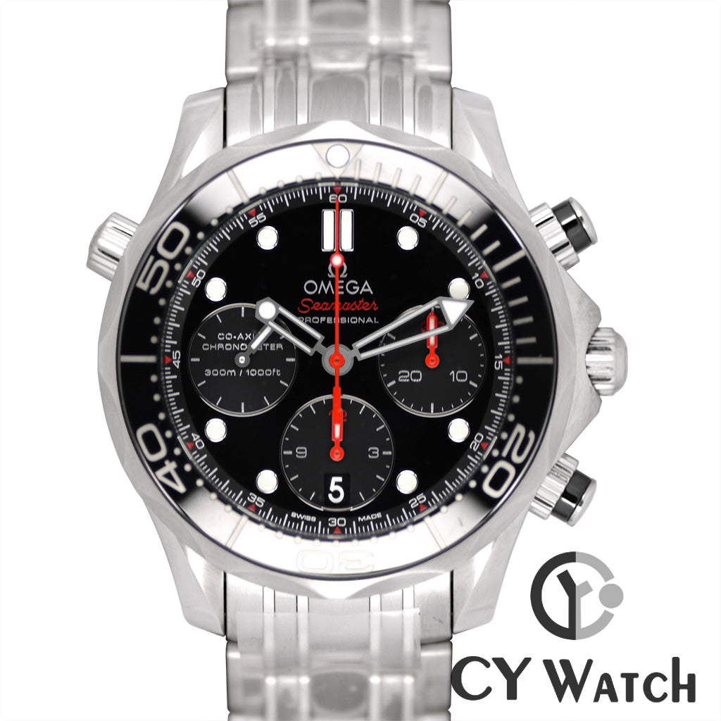 オメガ OMEGA シーマスター ダイバー 300M コーアクシャル クロノグラフ 212.30.42.50.01.001 – CY WATCH