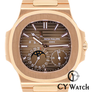 パテック・フィリップ  PATEK PHILIPPE ノーチラス ムーンフェイズ・ローズゴールド 5712/1R-001