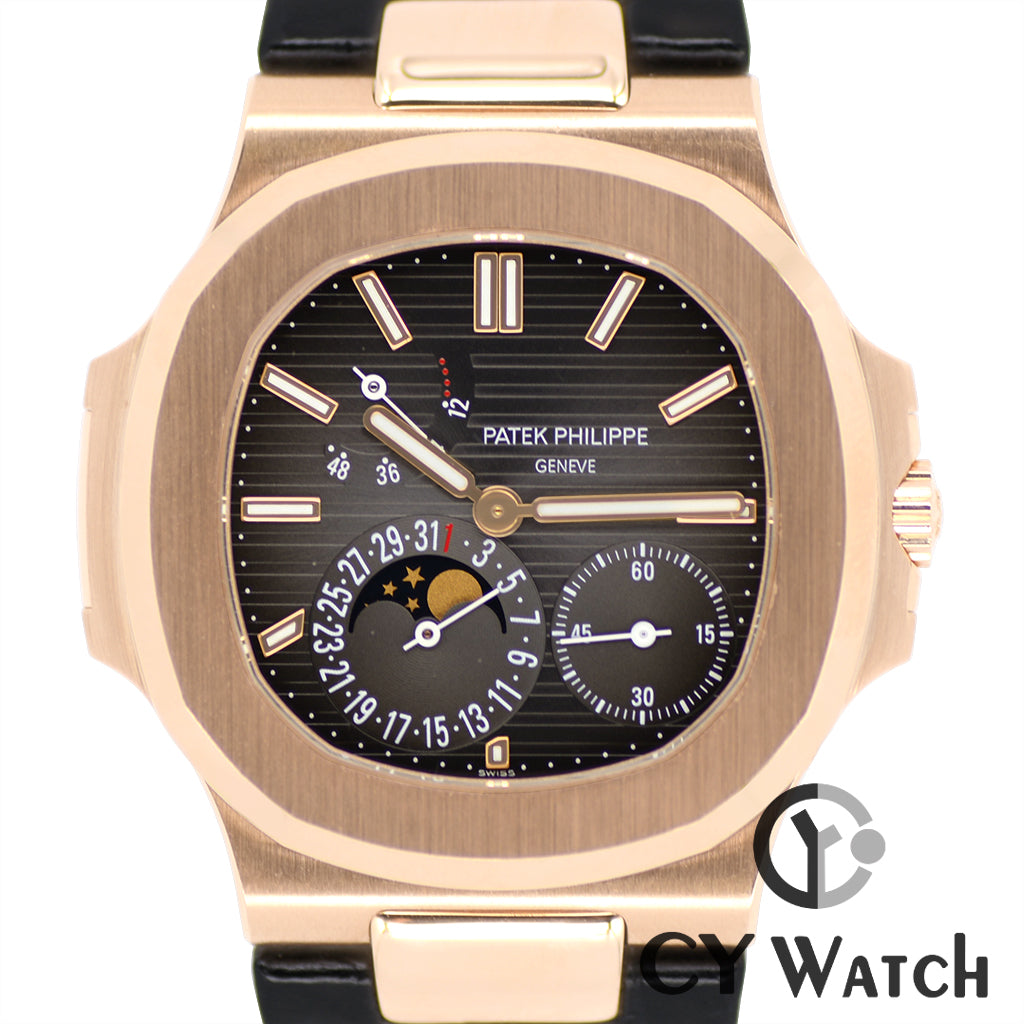 パテック・フィリップ  PATEK PHILIPPE ノーチラス ムーンフェイズ・ローズゴールド 5712R-001