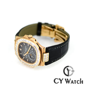 パテック・フィリップ  PATEK PHILIPPE ノーチラス ムーフェイズ・ローズゴールド 5724R-001