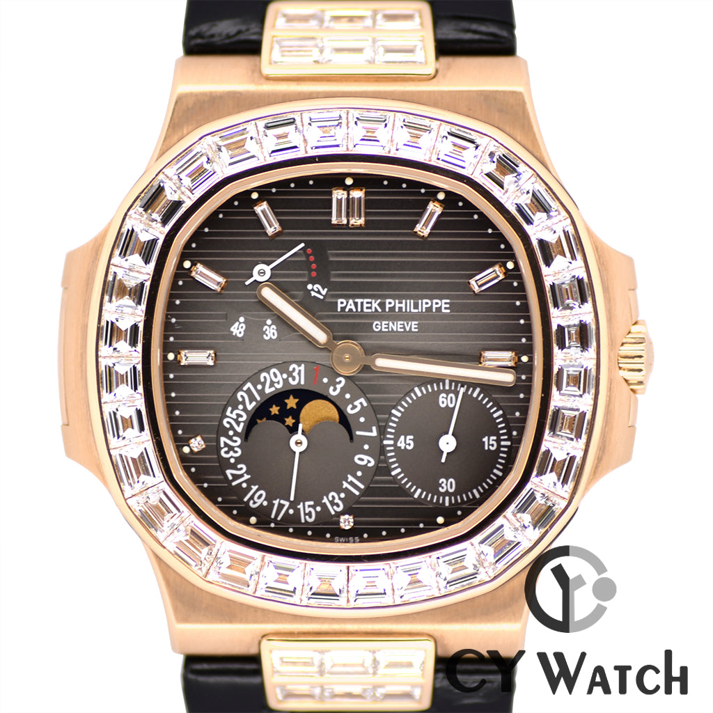 パテック・フィリップ  PATEK PHILIPPE ノーチラス ムーフェイズ・ローズゴールド 5724R-001