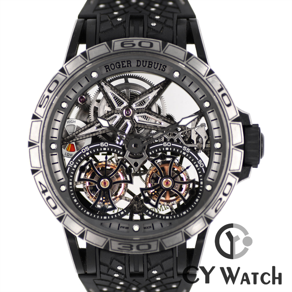 ロジェ・デュブイ ROGER DUBUIS エクスカリバー スパイダー ダブルトゥールビヨン DBEX0805　限定8本